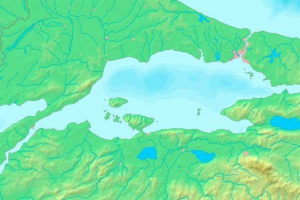 Какво море е най -малкото на площад на земята, в евразия и русия?